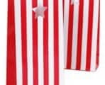 BAG- Candy Stripes- RED/WHITE