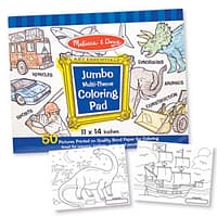 M&D Jumbo Colouring Pad-BLUE